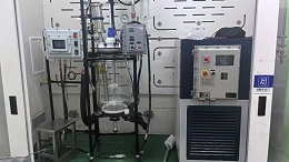 带超声波的反应釜在客户现场